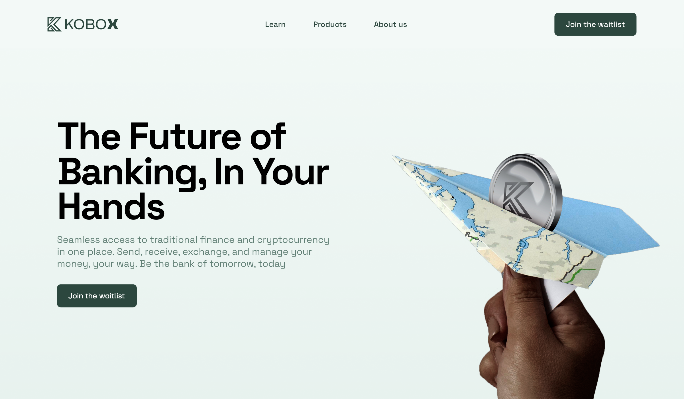 KOBOX banking product interface